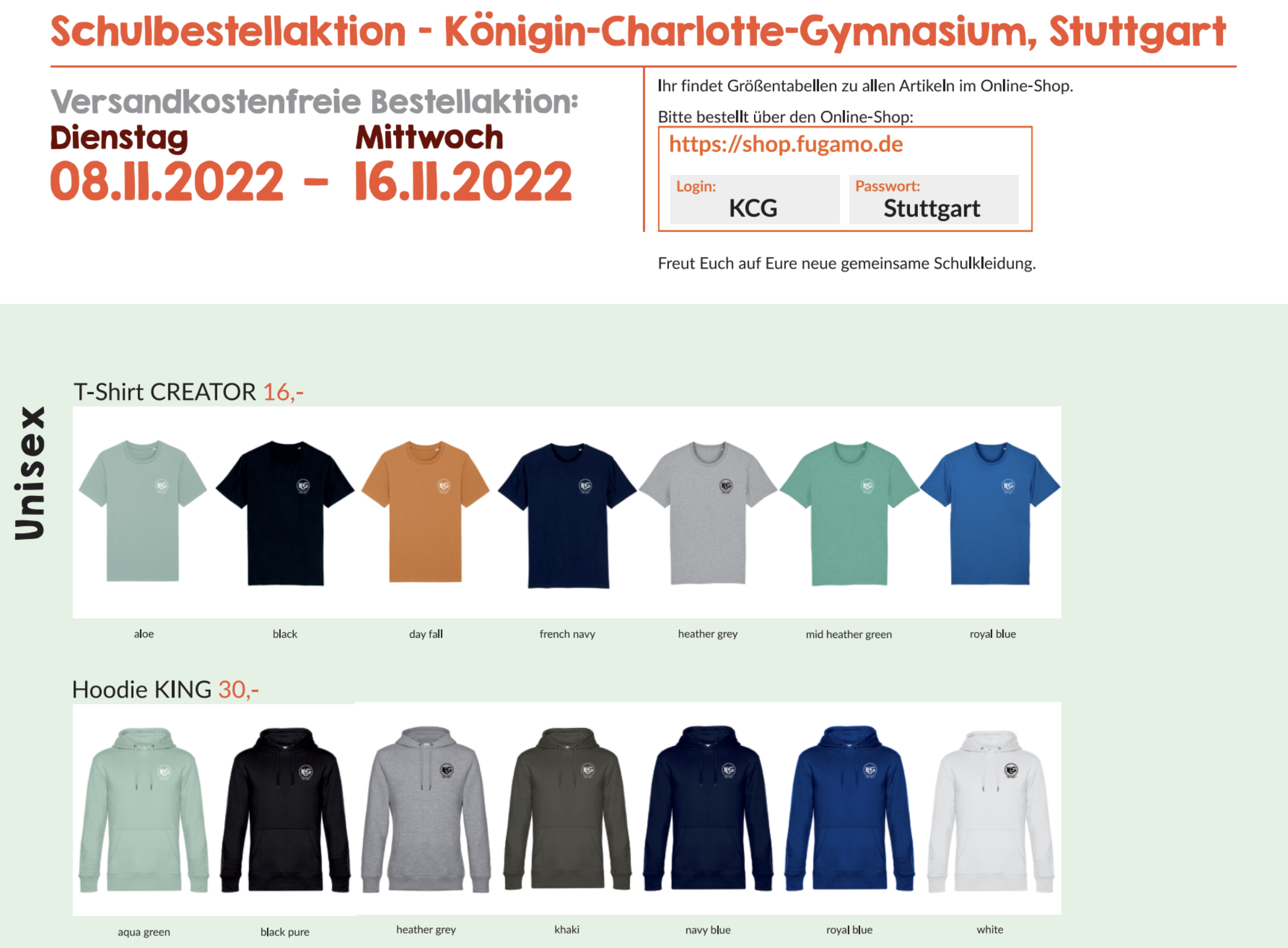 Kleidung KCG Style
